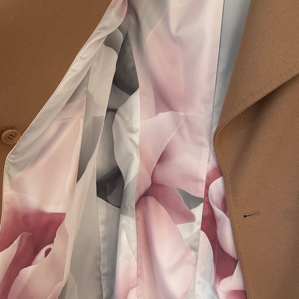 Ted Baker Wool Blend Wrap Coat - Picture 4 of 6